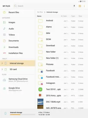 Samsung My Files android App screenshot 4